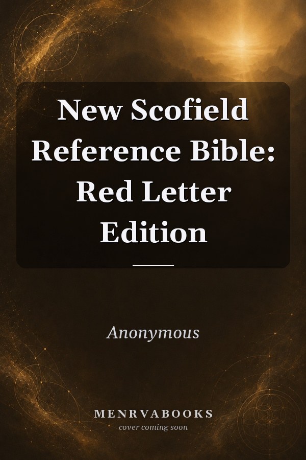 New Scofield Reference Bible: Red Letter Edition