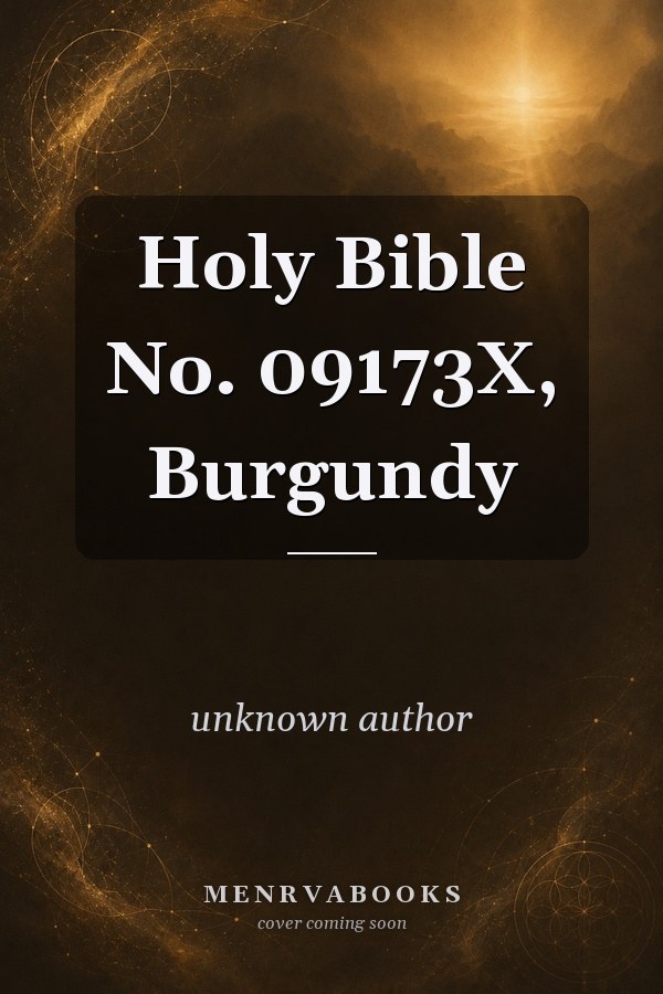 Holy Bible No. 09173X, Burgundy