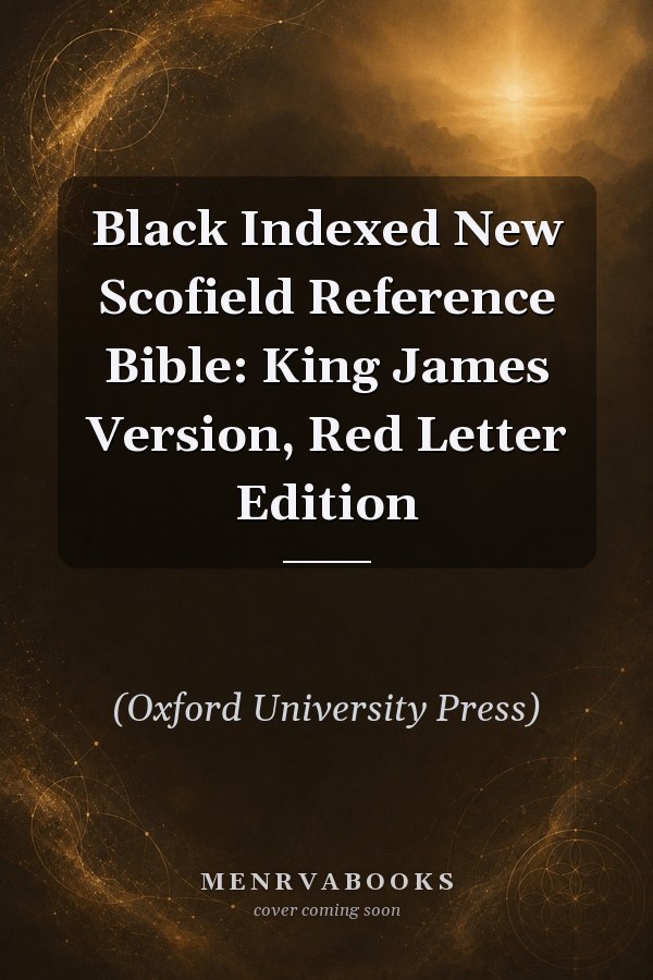 Black Indexed New Scofield Reference Bible: King James Version, Red Letter Edition