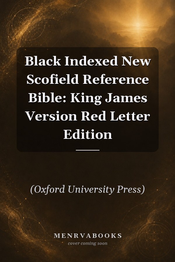 Black Indexed New Scofield Reference Bible: King James Version Red Letter Edition