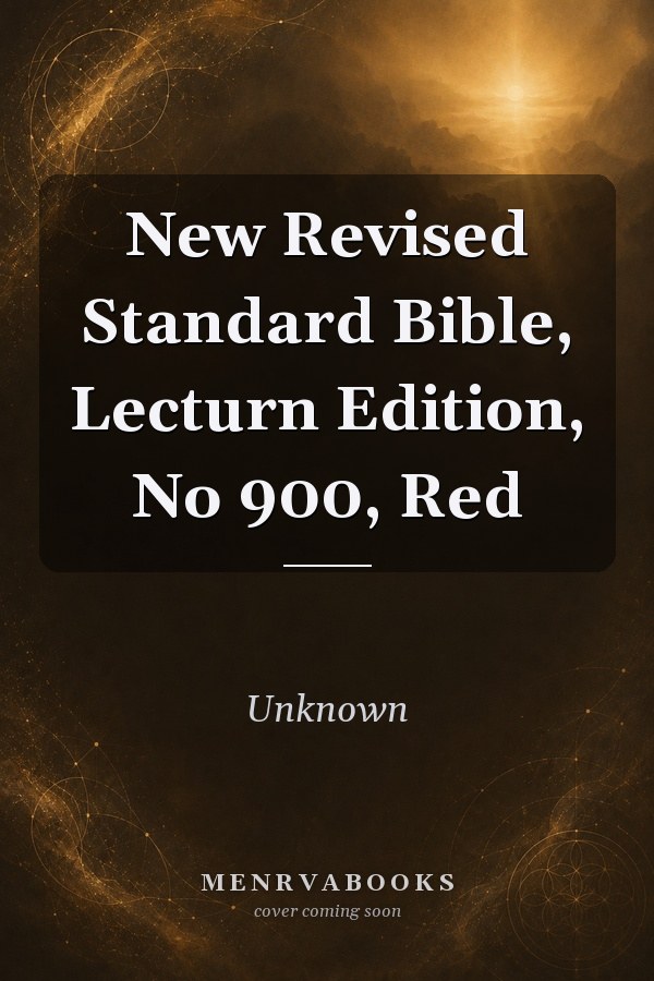 New Revised Standard Bible: Lectern Edition, No 900, Red