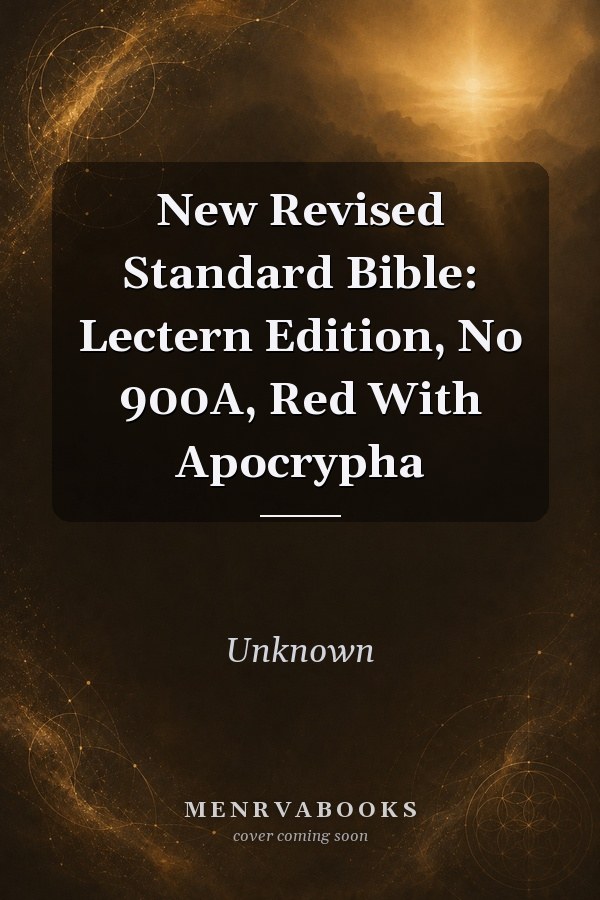 New Revised Standard Bible: Lectern Edition, No 900A, Red With Apocrypha