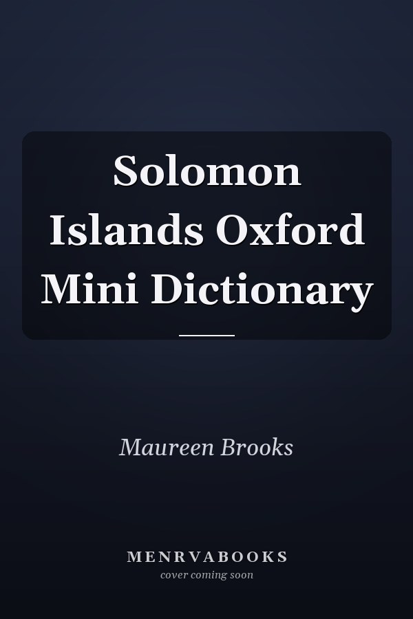 Solomon Islands Oxford Mini Dictionary