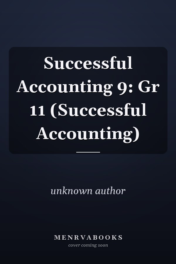 Successful Accounting: Grade 11
