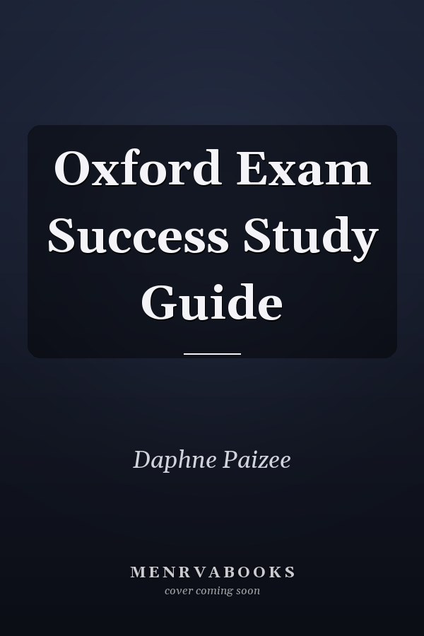 Oxford Exam Success Study Guide