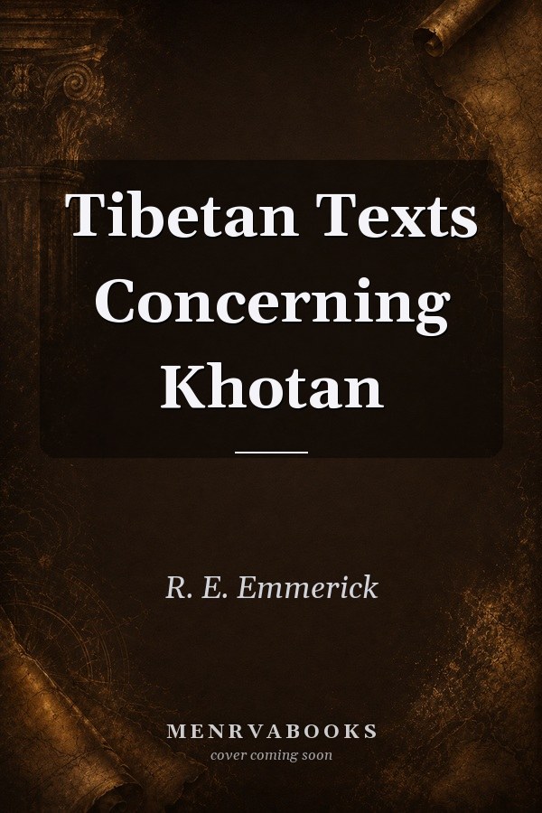 Tibetan Texts Concerning Khotan