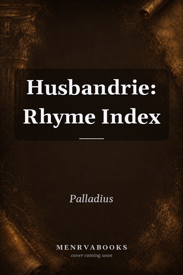 Husbandrie: Rhyme Index