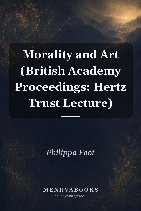 Morality and Art: British Academy Proceedings: Hertz Trust Lecture