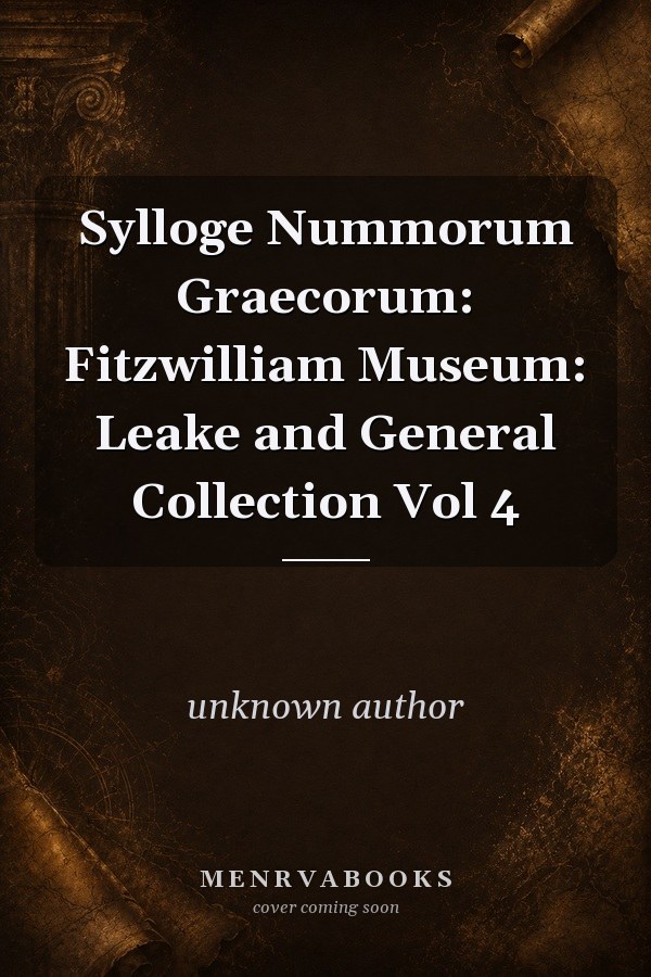 Sylloge Nummorum Graecorum: Fitzwilliam Museum: Leake and General Collection Vol 4