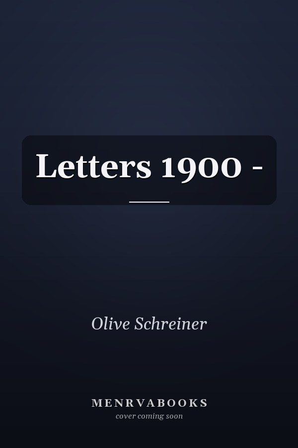 Letters 1900 -