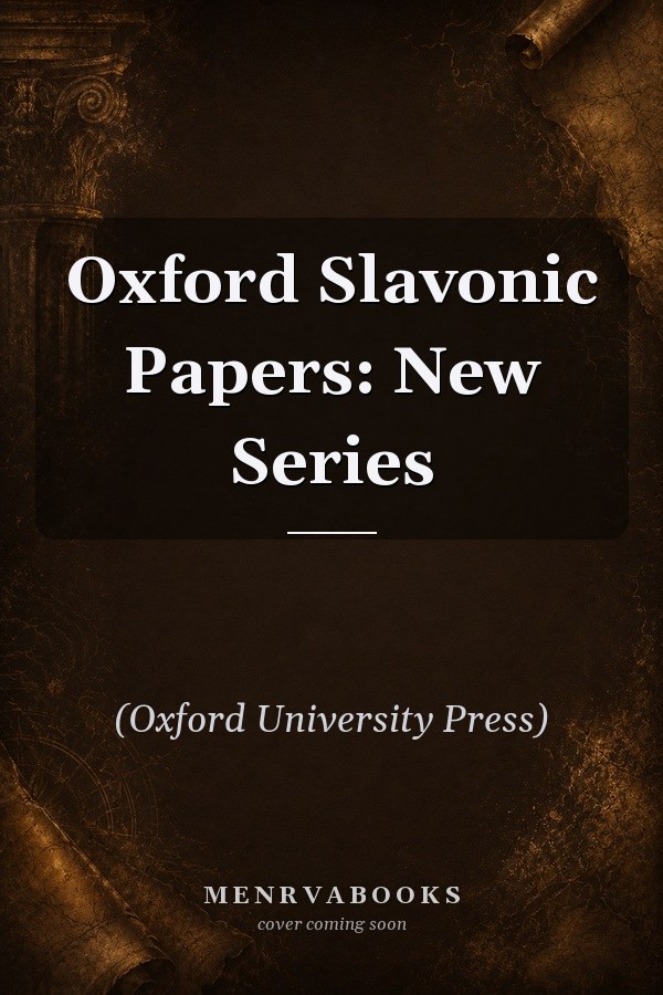 Oxford Slavonic Papers: New Series