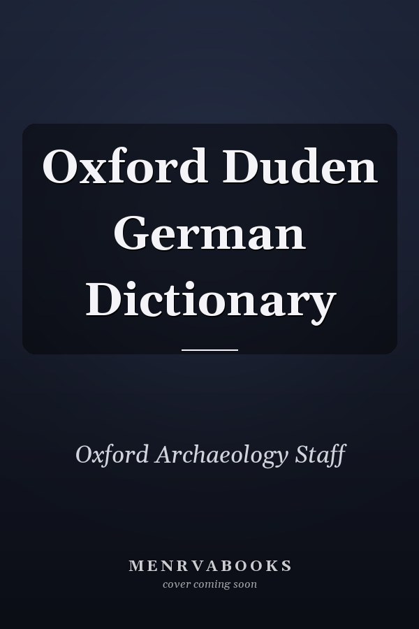 Oxford Duden German Dictionary