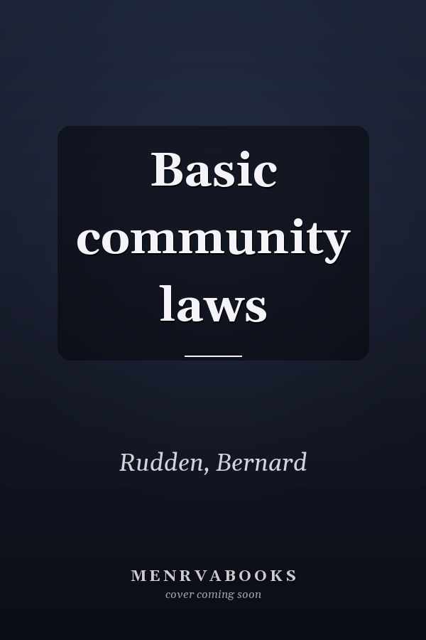 Basic Community Laws