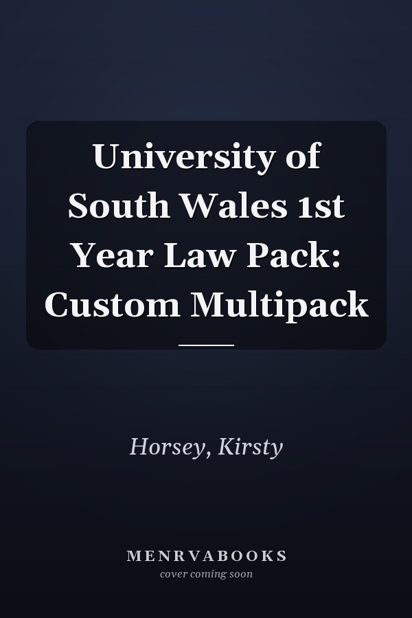 University of South Wales 1st Year Law Pack: Custom Multipack