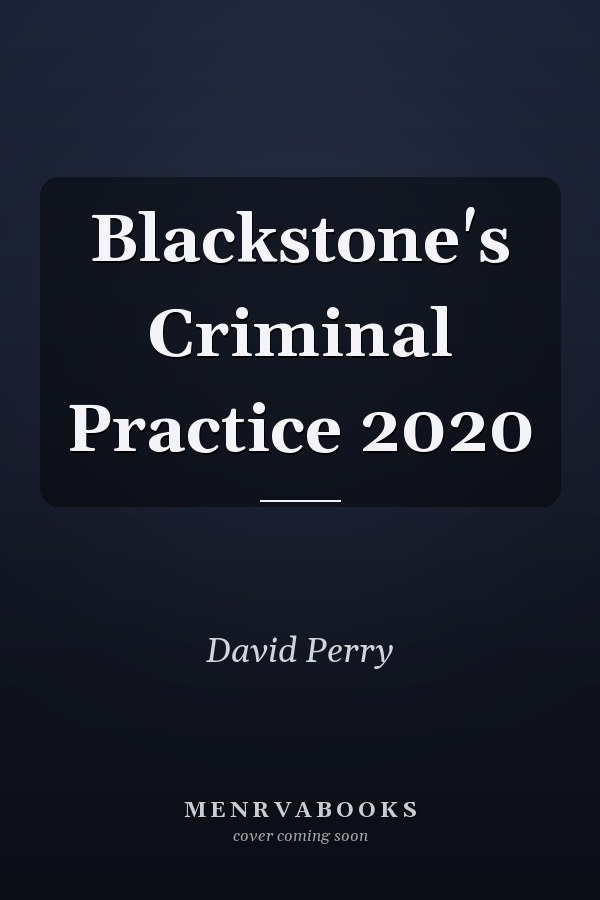Blackstone's Criminal Practice