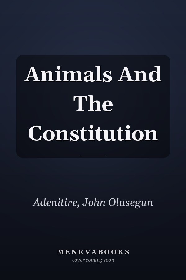 Animals and the Constitution