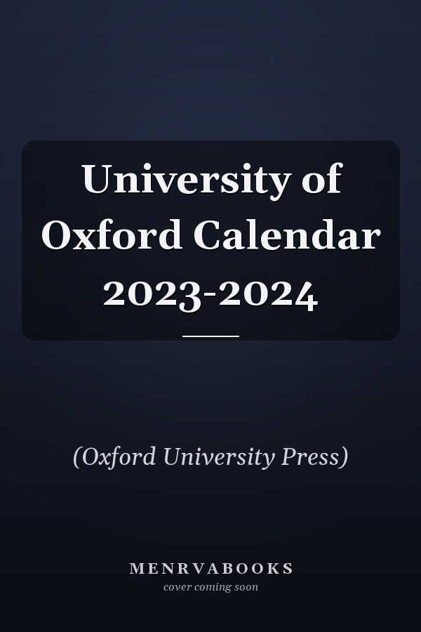 University of Oxford Calendar