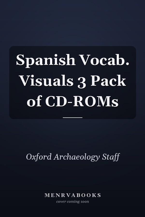 Spanish Vocab Visuals: 3 Pack of CD-ROMs