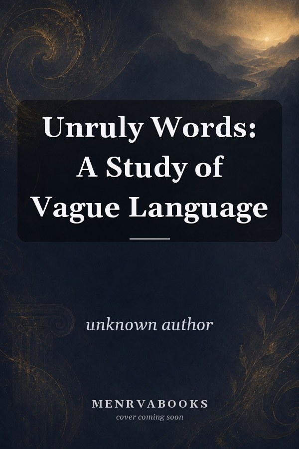 Unruly Words: A Study of Vague Language