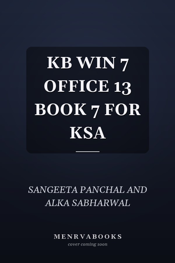 KB WIN 7 OFFICE 13 BOOK 7 FOR KSA