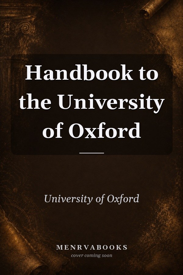 Handbook to the University of Oxford