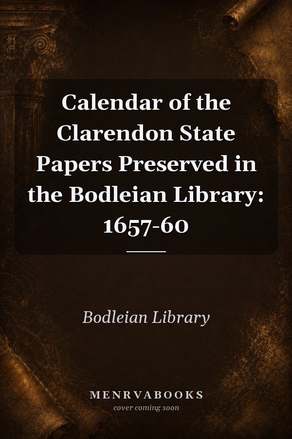 Calendar of the Clarendon State Papers Preserved in the Bodleian Library: 1657-60