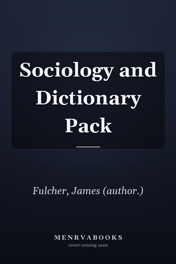 Sociology and Dictionary Pack