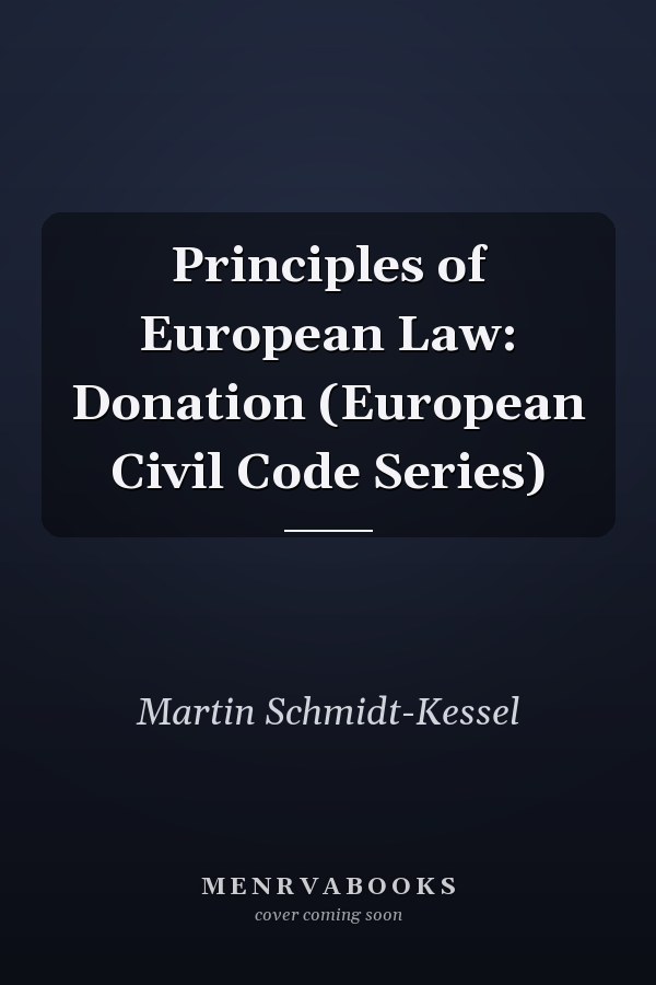 Principles of European Law: Donation