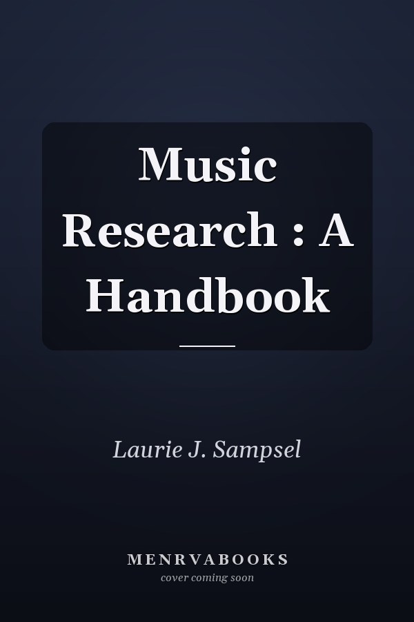 Music Research: A Handbook
