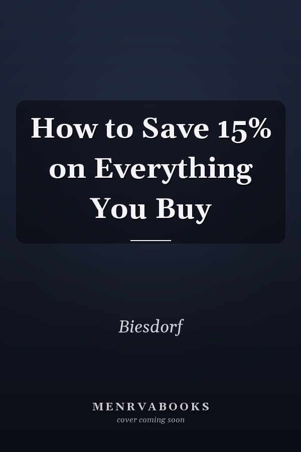 How to Save 15% on Everything You Buy