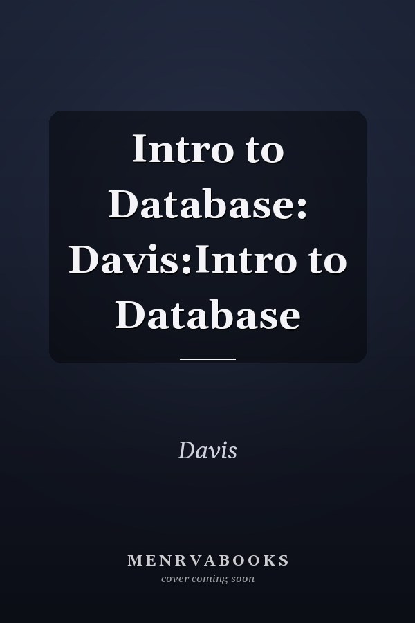 Intro to Database
