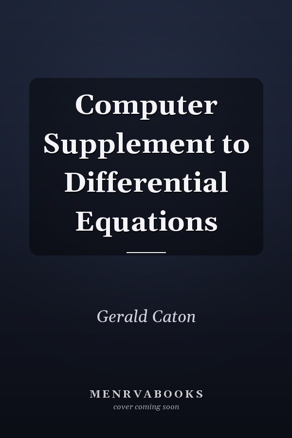 Computer Supplement to Differential Equations