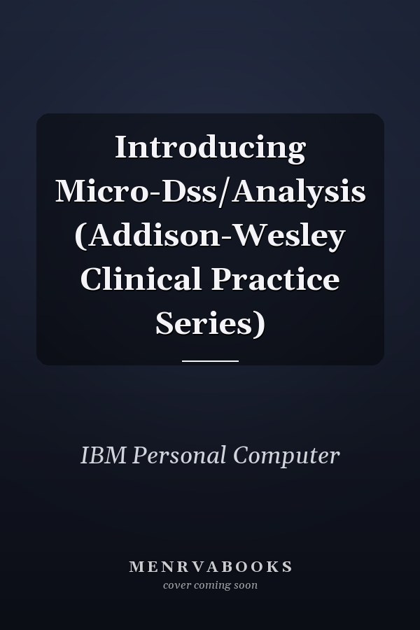 Introducing Micro-Dss/Analysis