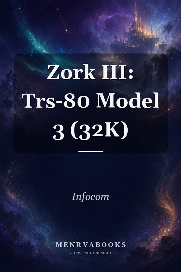 Zork III: Trs-80 Model 3 (32K)