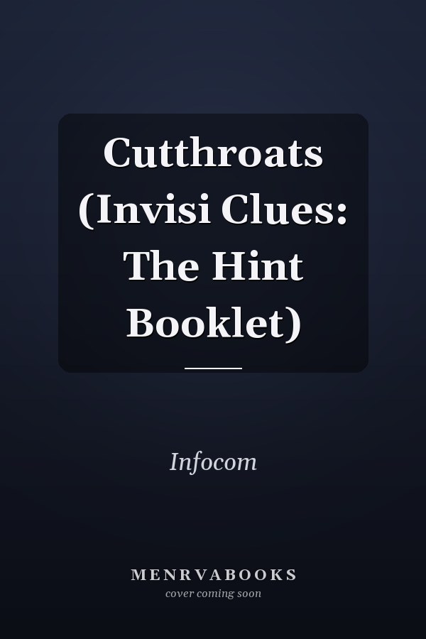 Cutthroats: InvisiClues: The Hint Booklet