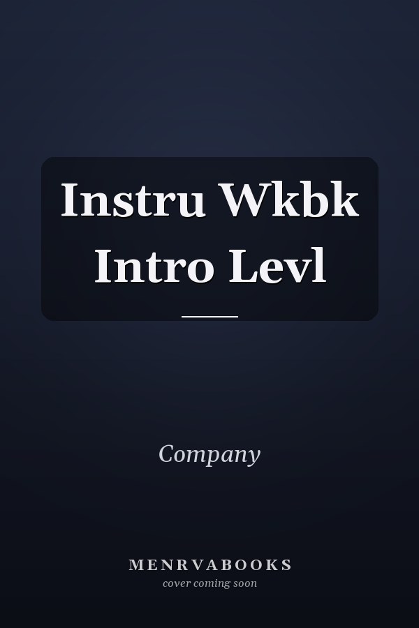 Instru Wkbk Intro Levl