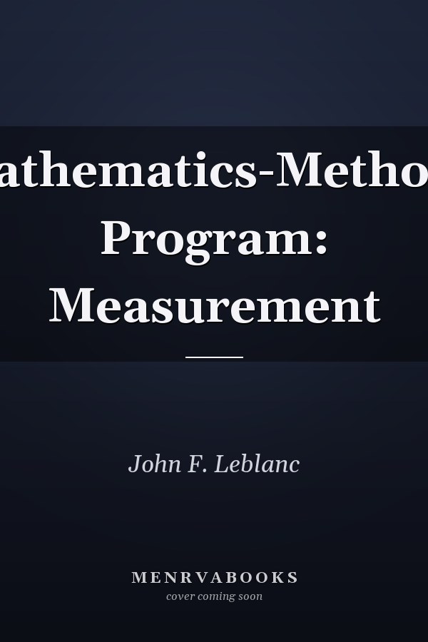 Mathematics-Methods Program: Measurement