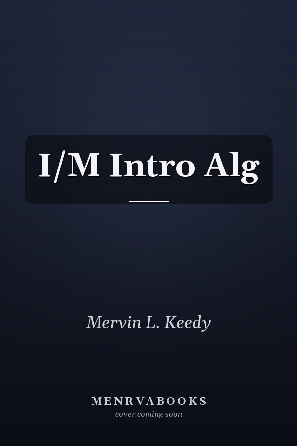 I/M Intro Alg