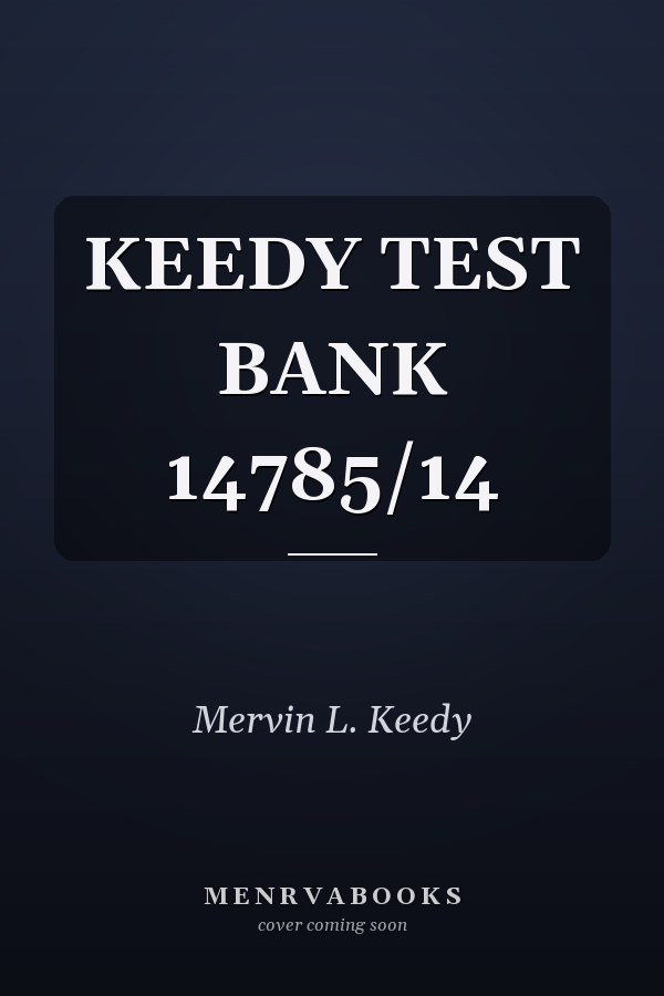 Keedy Test Bank