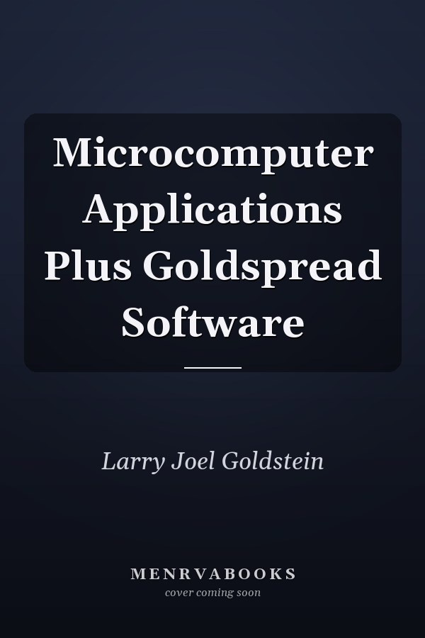 Microcomputer Applications Plus Goldspread Software