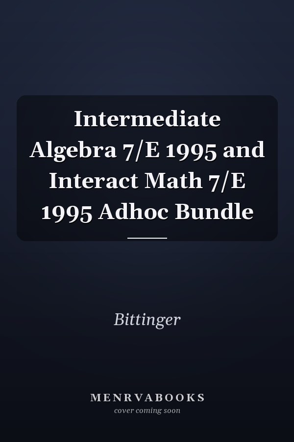 Intermediate Algebra
