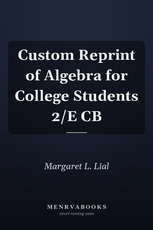 Algebra for College Students