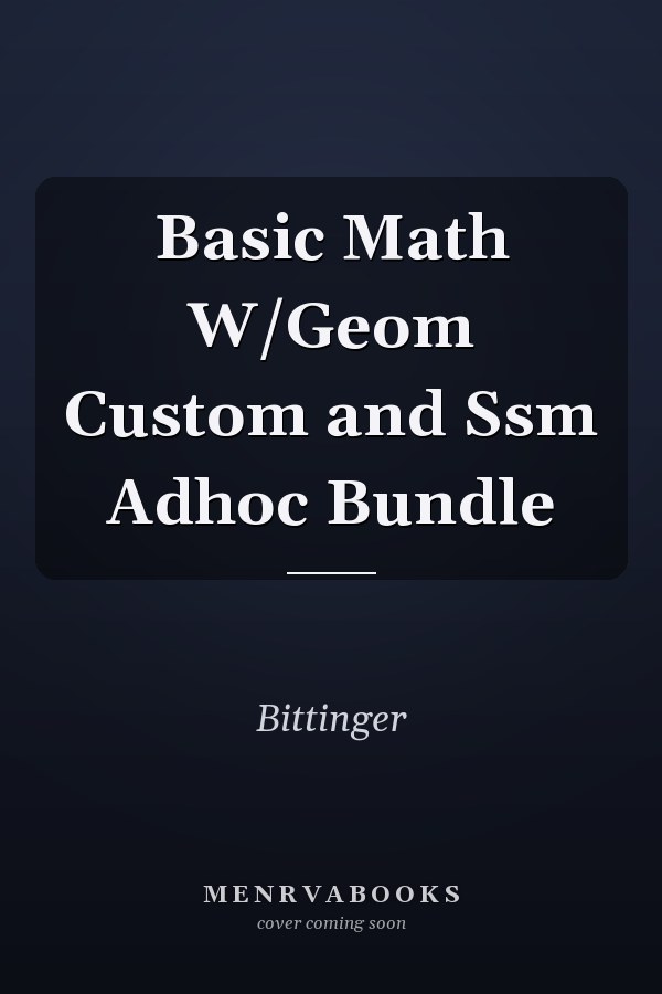 Basic Math with Geometry: Custom and SSM Adhoc Bundle