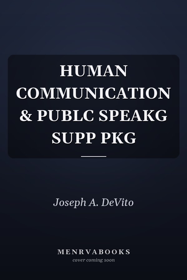 Human Communication & Public Speaking Support Package