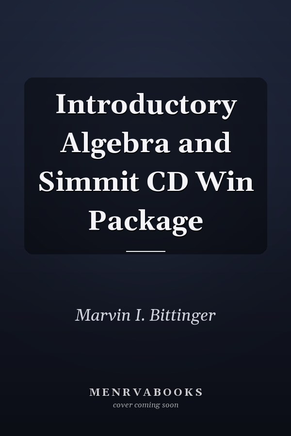 Introductory Algebra and Simmit CD Win Package