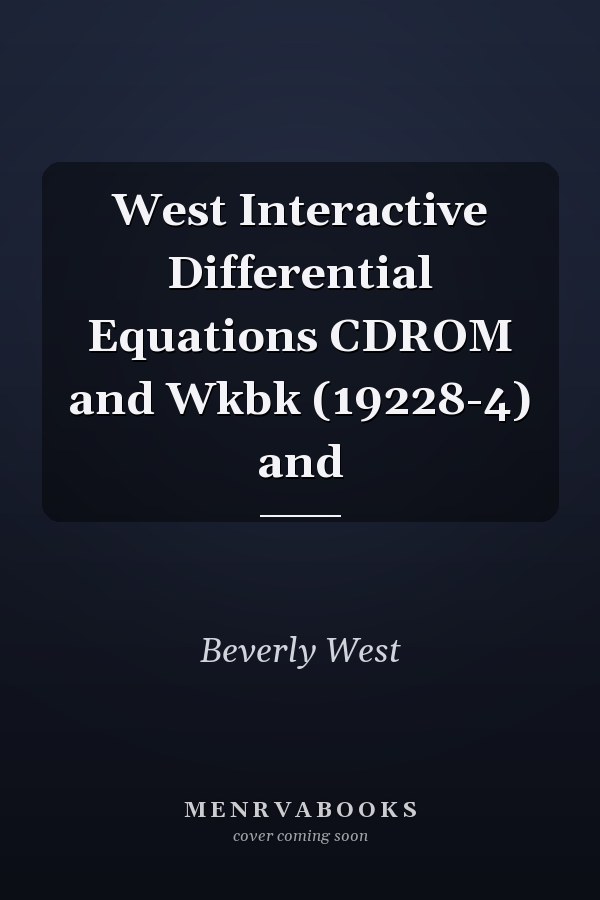 West Interactive Differential Equations CDROM and Wkbk (19228-4) and