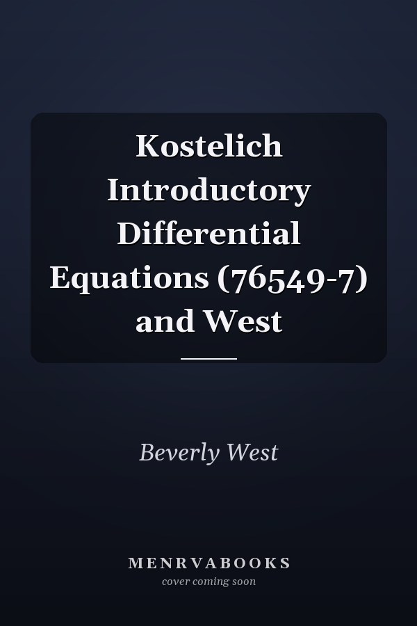 Introductory Differential Equations