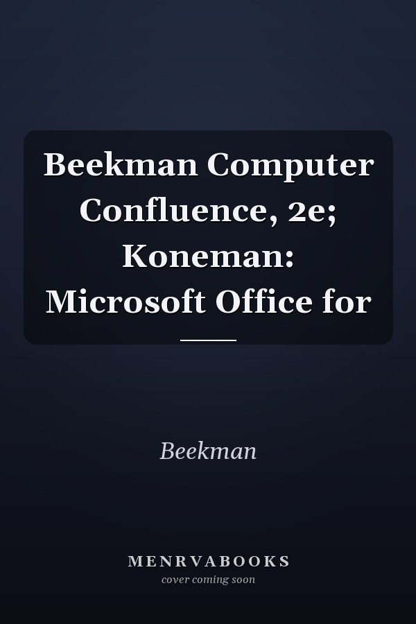 Computer Confluence: Microsoft Office