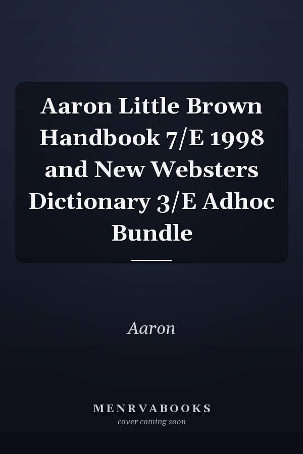 The Little, Brown Handbook and New Webster's Dictionary Bundle