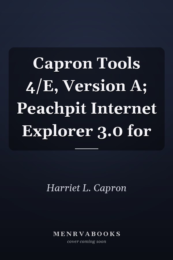 Capron Tools: Internet Explorer 3.0